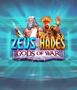 Experience the mythological battlefield of Zeus vs Hades: Gods of War slot by Pragmatic Play, showcasing Zeus with his thunderbolt opposite the fiery Hades with his scepter. This image captures the dramatic clash between these mythic figures, amid a stormy backdrop. Perfect for lovers of epic tales, offering a captivating adventure. 