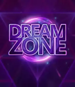 Step into the captivating world of the Dream Zone game by ELK Studios, featuring a brilliant purple and blue cosmic backdrop with the bold logo illuminated brightly. This image captures a surreal atmosphere, perfect for fans of vibrant, abstract graphics, offering a thrilling adventure.