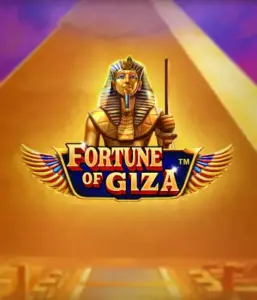 Uncover the timeless world of Fortune of Giza slot by Pragmatic Play, highlighting a stunning depiction of a Pharaoh set against the iconic pyramid backdrop. This graphic portrays the splendor of Egyptian culture, ideal for fans of Egyptian-themed slots, offering a fascinating gaming experience.